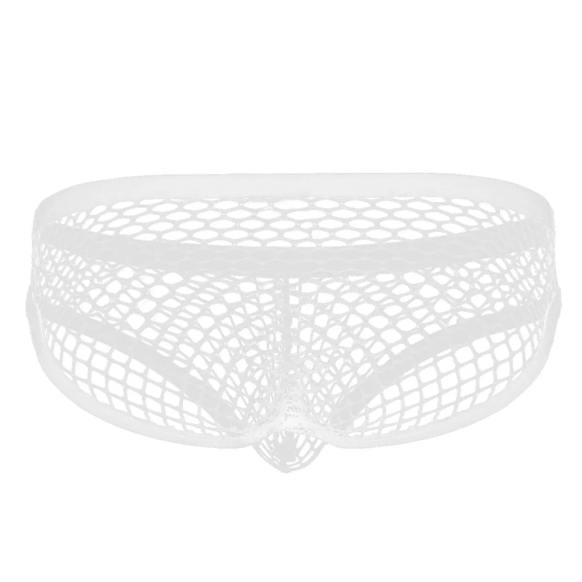 Low Rise Mens Sexy Brief Transparent Mesh See Through Erotic Fishnet Underpants
