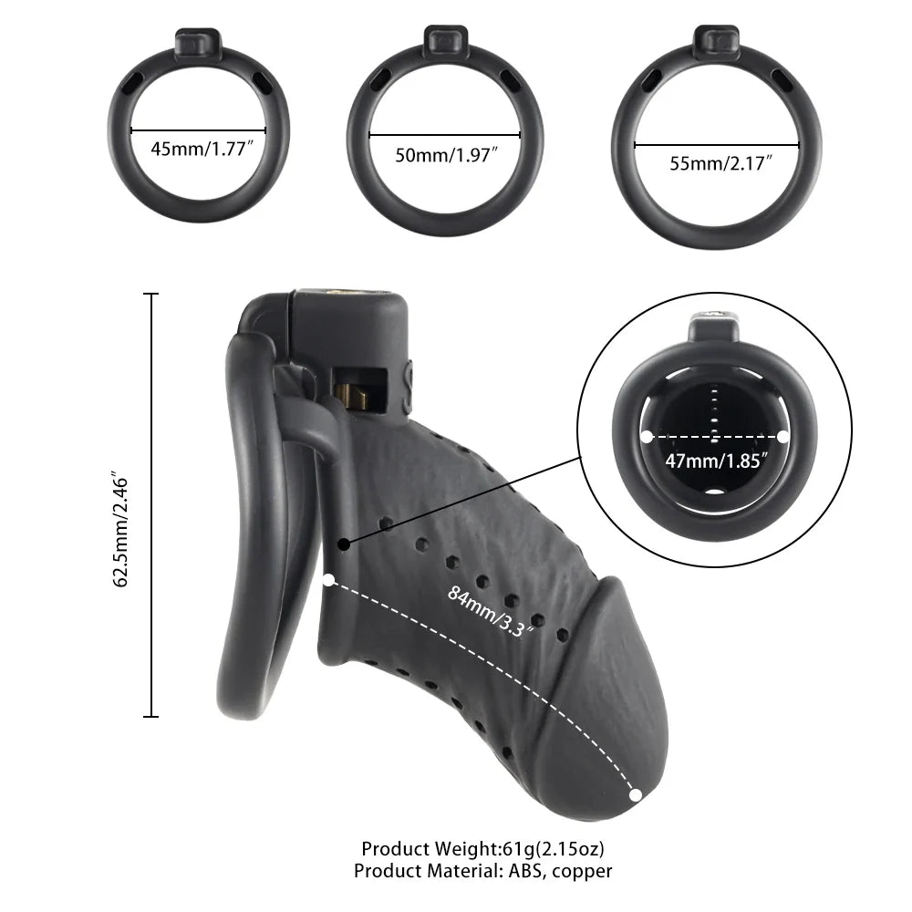 3D Printing Men Chastity Cage SM Abstinence Sex CB Chastity Lock Adult Penis Lock