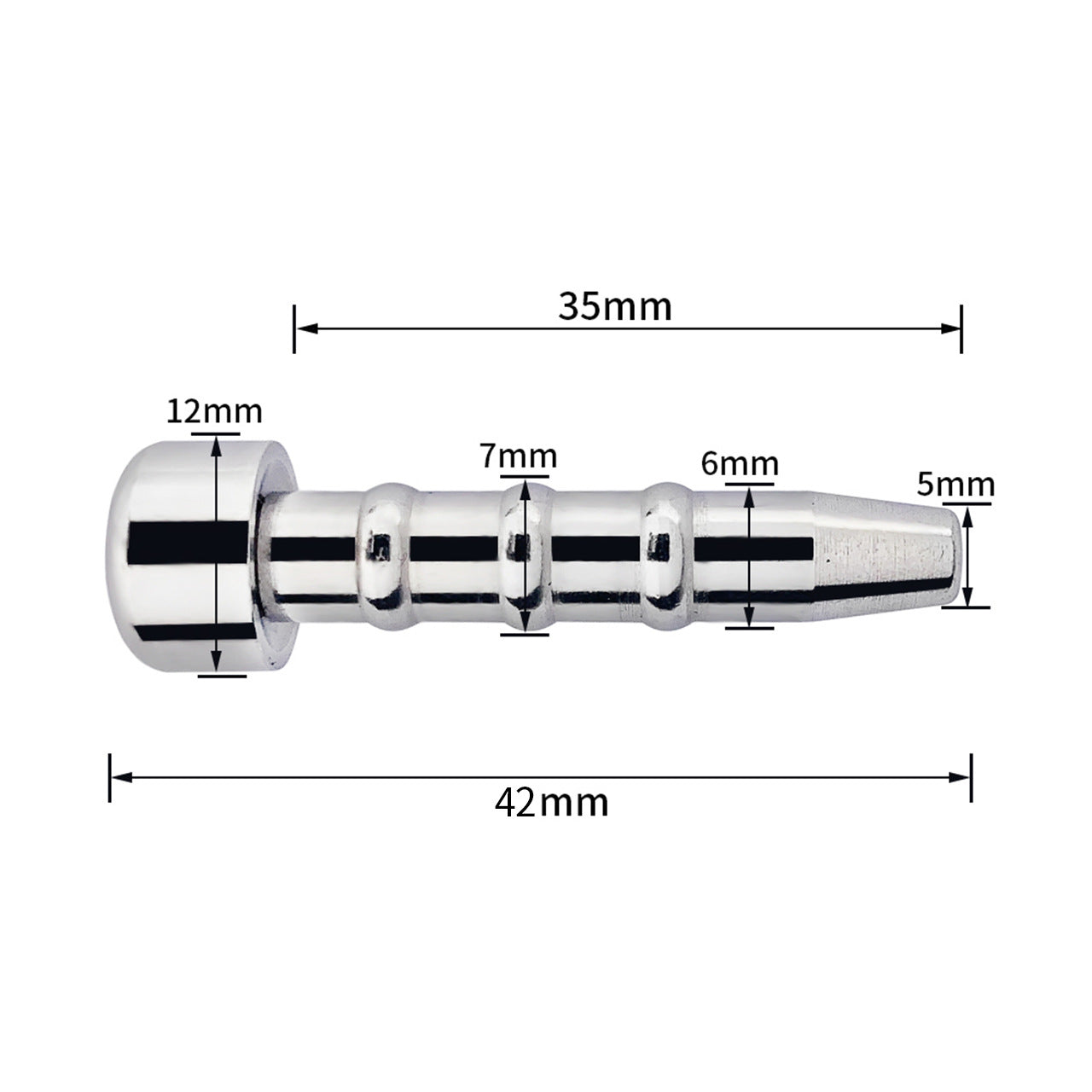 Compact Stainless Steel Male Flat Chastity Cage with Catheter - Secure Locking Cock Cage & Ring - Discreet Men's Intimate Toy & Belt