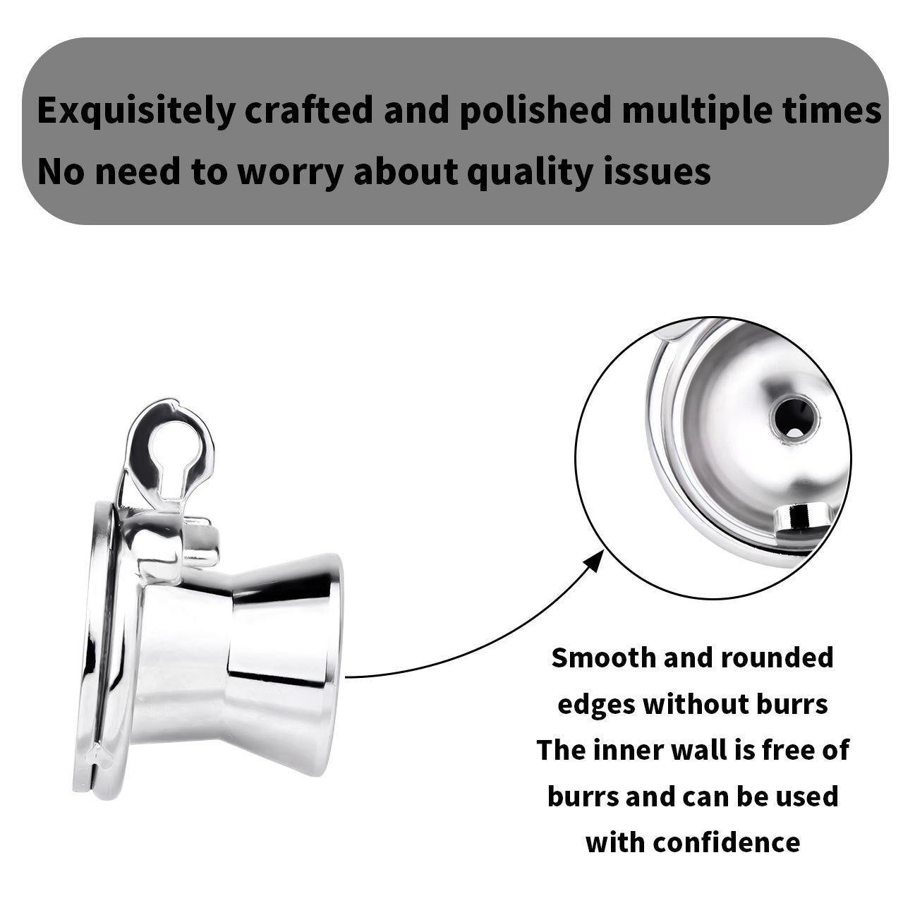 PA perforation art inverted chastity cage