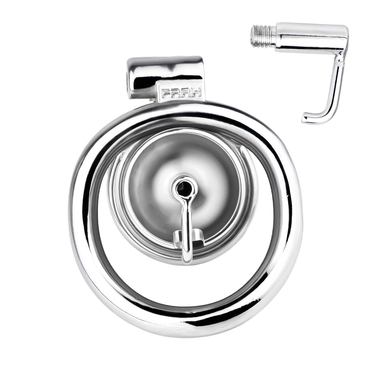 PA perforation art inverted chastity cage