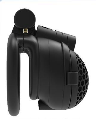 Wolf tooth honeycomb 3D chastity lock CB lock with thorn lock lightweight breathable transvestite outing dual-use lock ring SM abuse adult