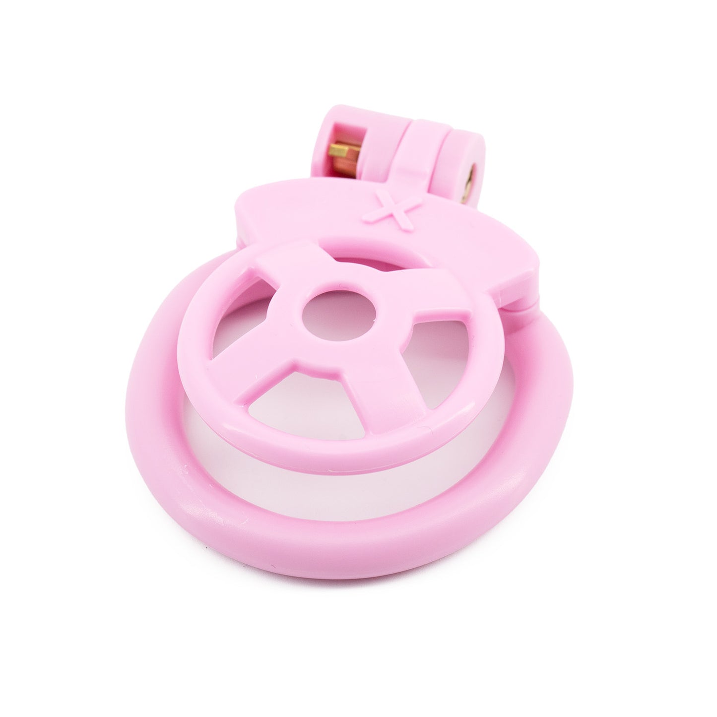 Male Small Penis Chastity Cage Set With 5 Size Padlock Cock Ring