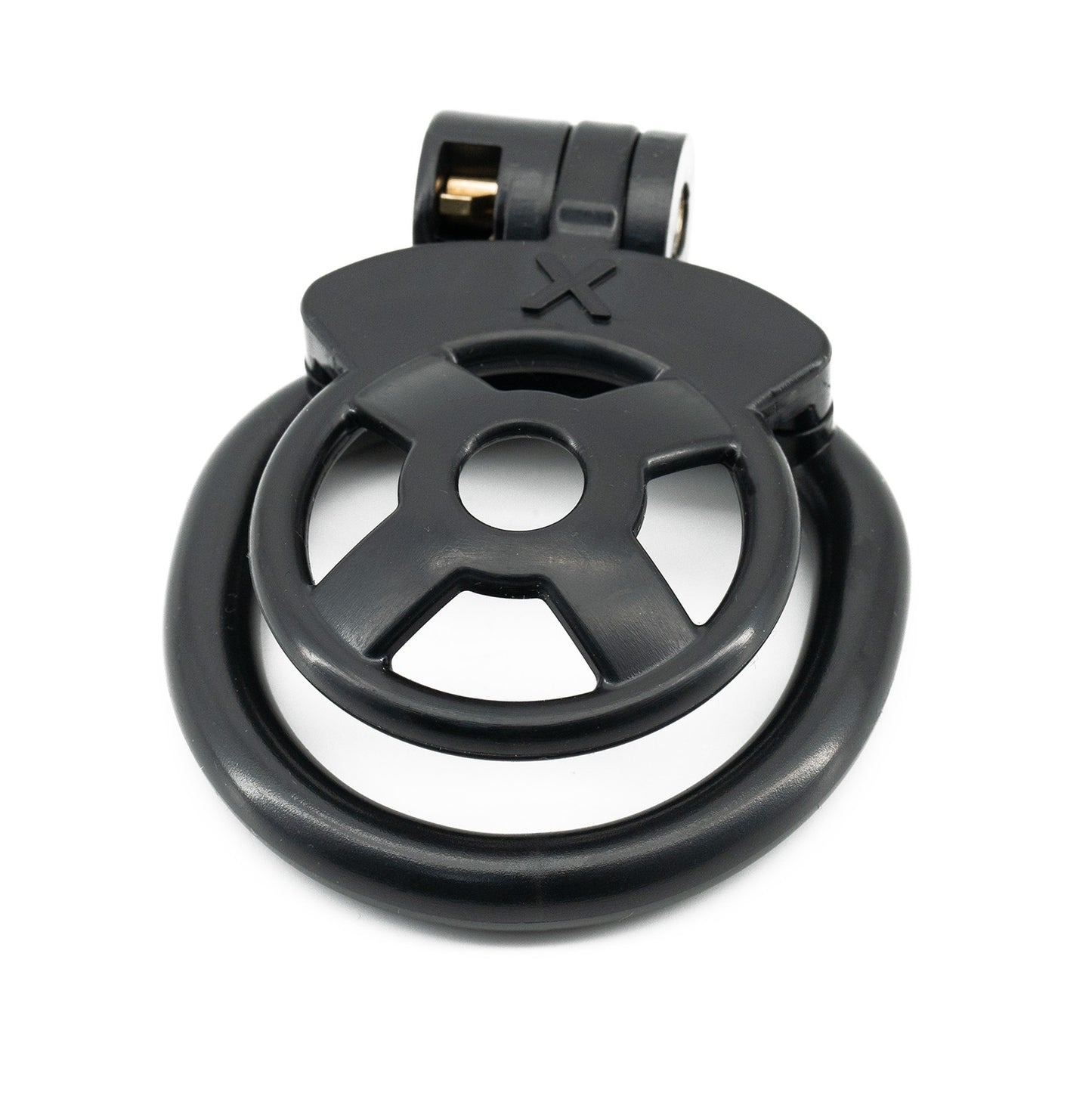 Male Small Penis Chastity Cage Set With 5 Size Padlock Cock Ring