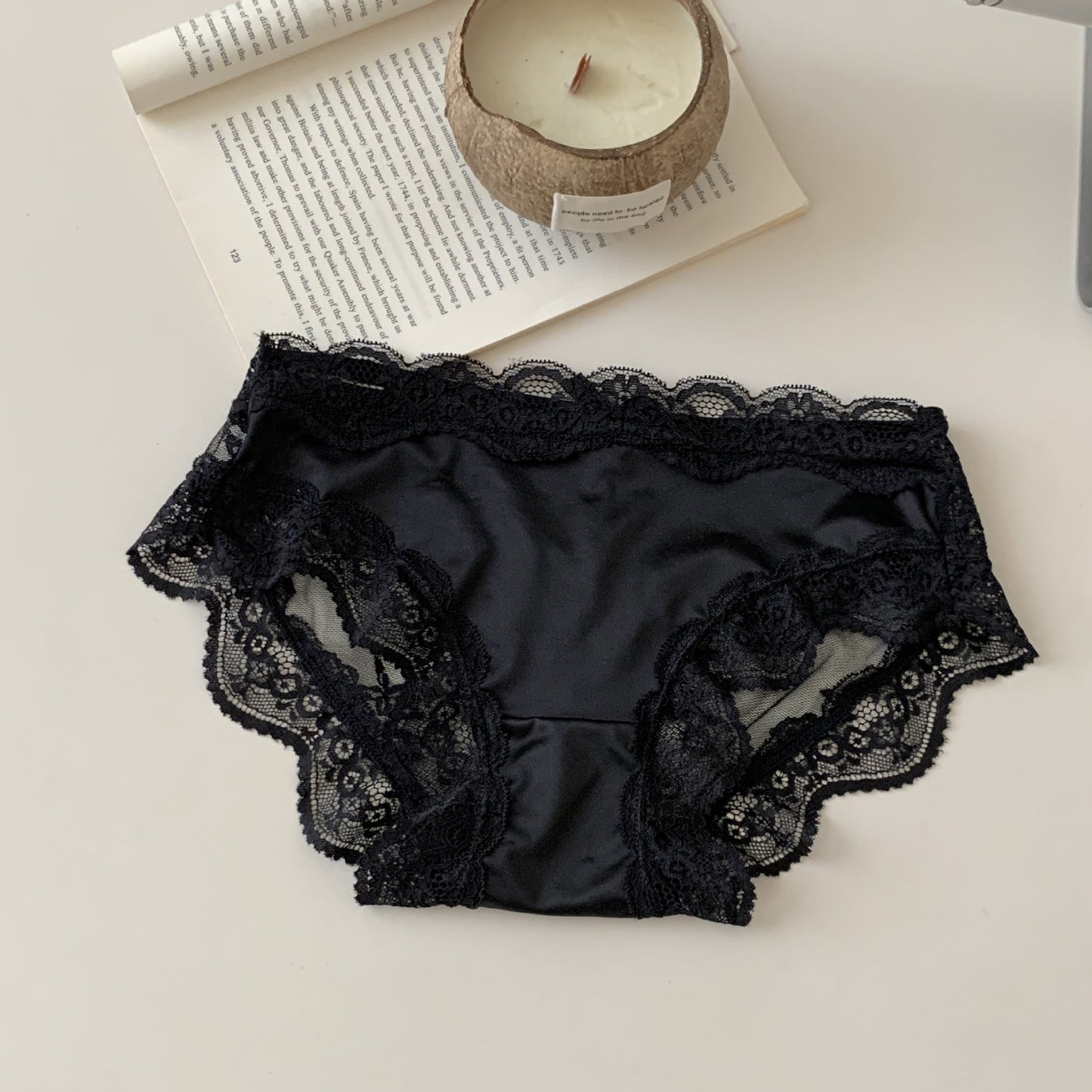 Mens Silky Satin Panties Sissy Lingerie Ruffle Lace Bowknot Briefs