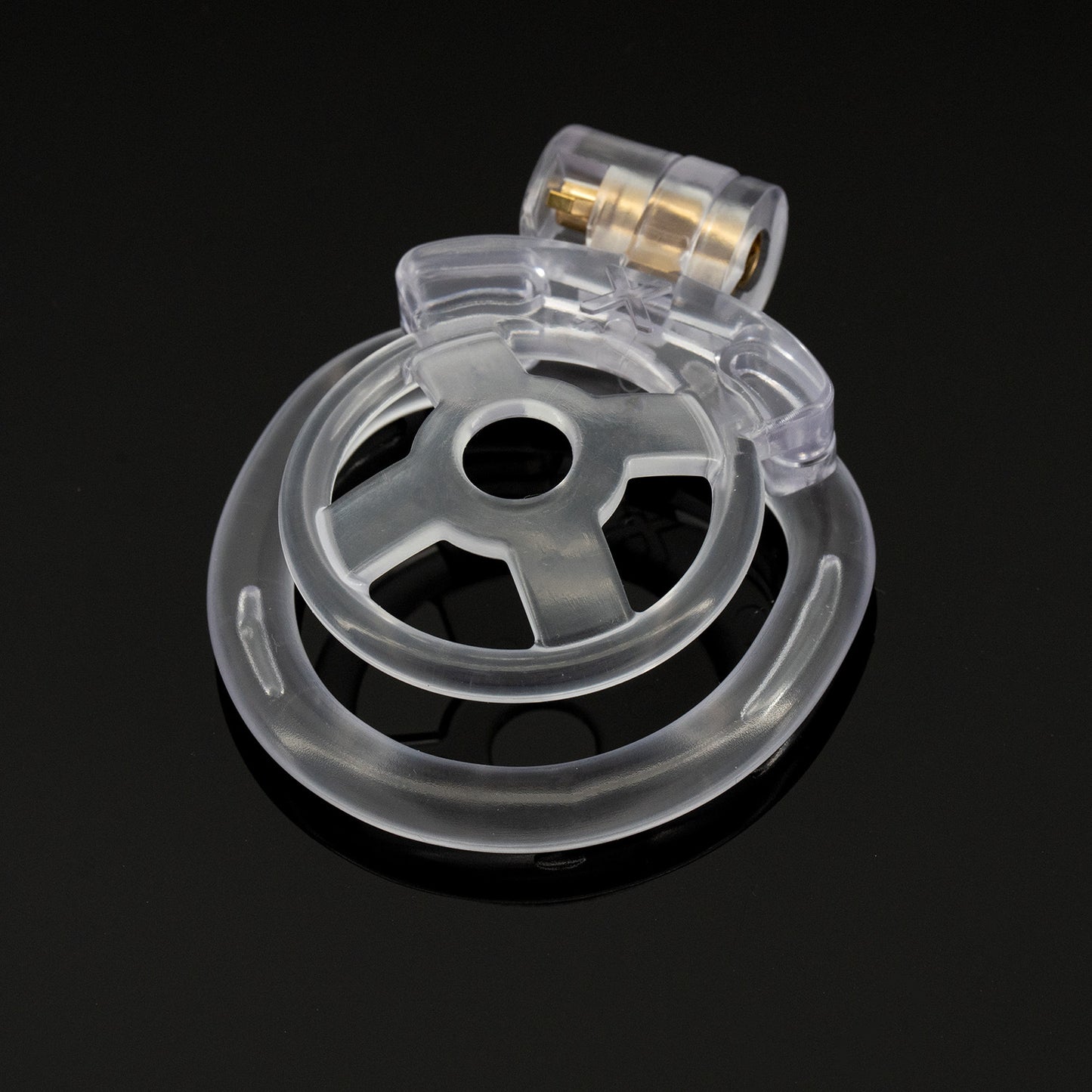Male Small Penis Chastity Cage Set With 5 Size Padlock Cock Ring