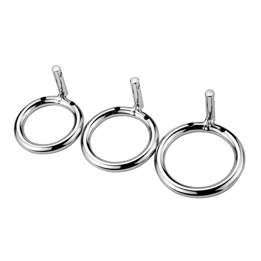 Men's Metal Spiral Chastity Cage - Lock Stainless Steel - Metal Chastity Cage