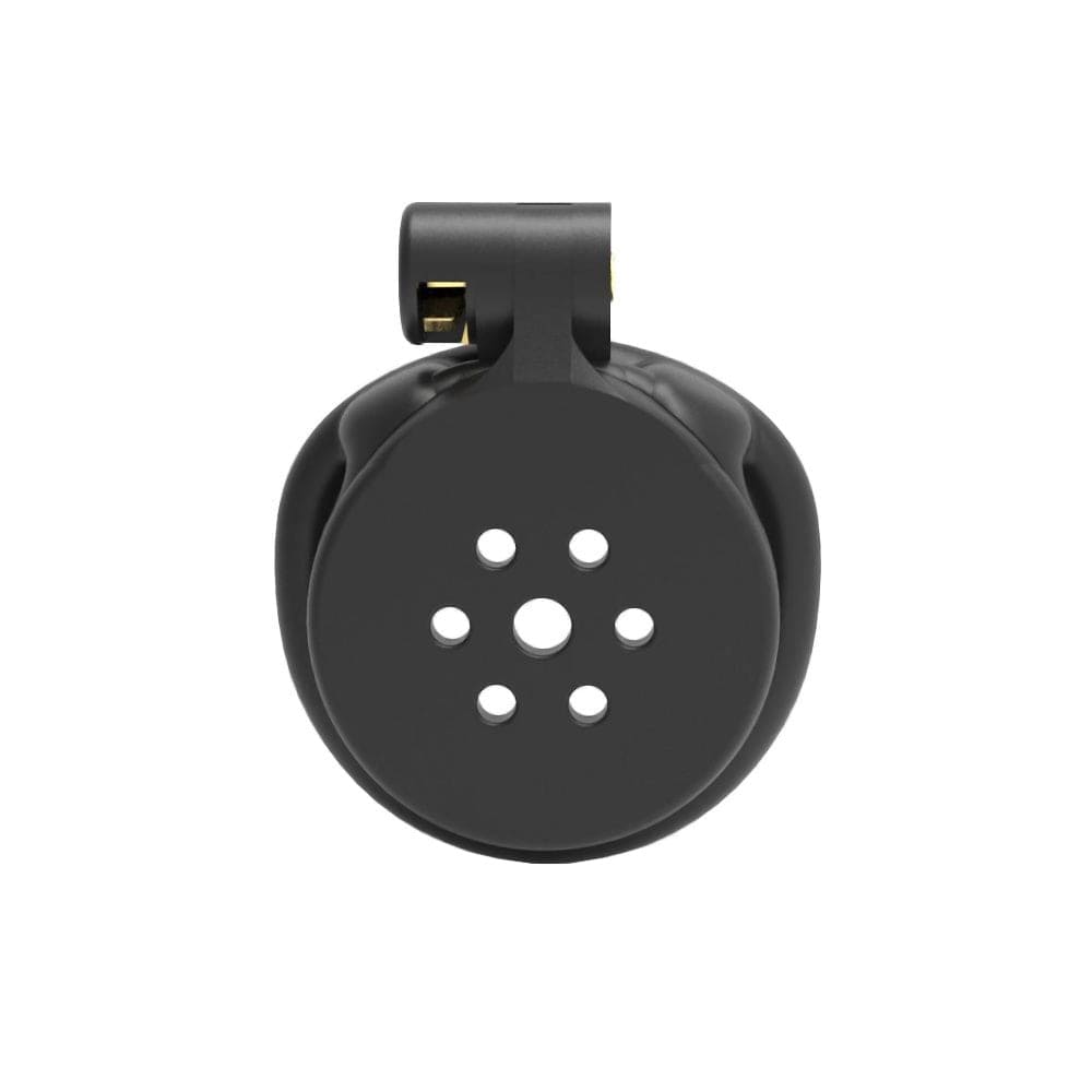2023 New Arrive Black Flat Chastity Cage in Plastic
