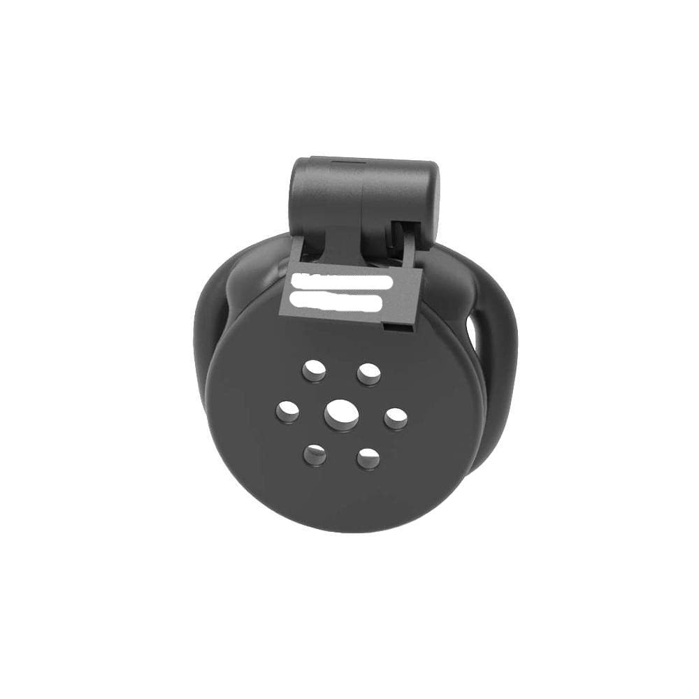 2023 New Arrive Black Flat Chastity Cage in Plastic