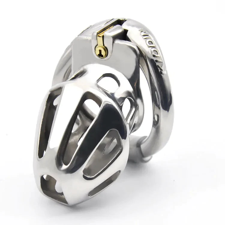 Metal Male Chastity Cage with Openable Ring Design