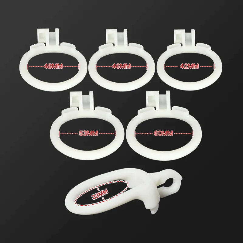 white penis rings