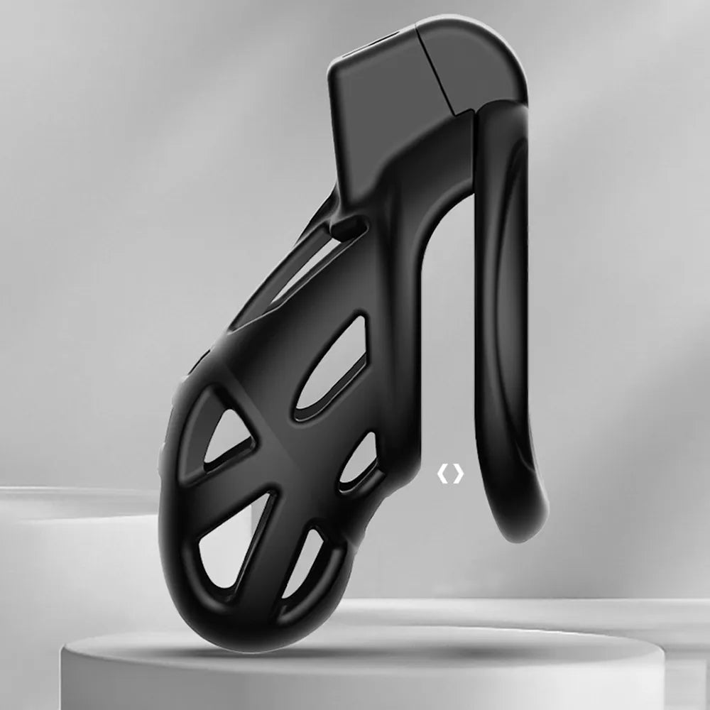 2023 New Ghost 3D Printed Male Chastity Cage Set Anti Off Lock Penis Ring