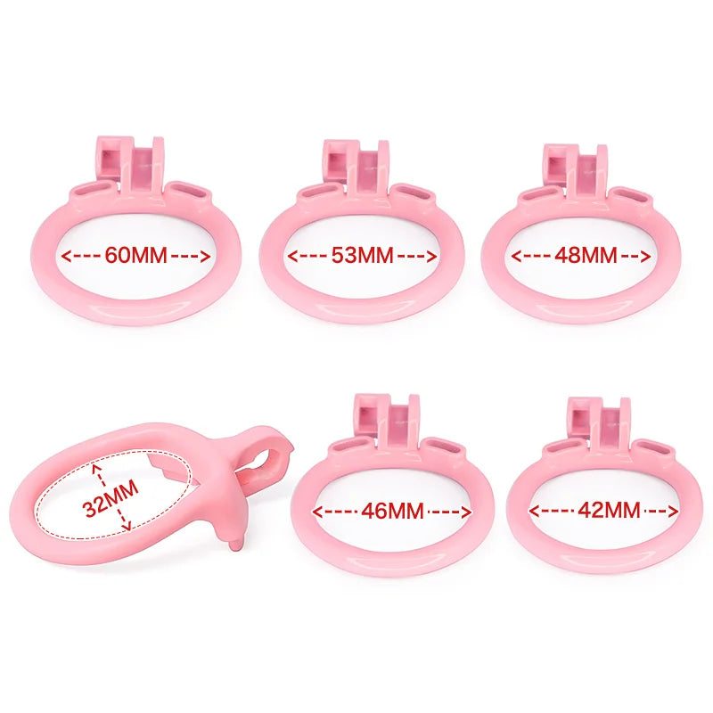 pink chastity rings