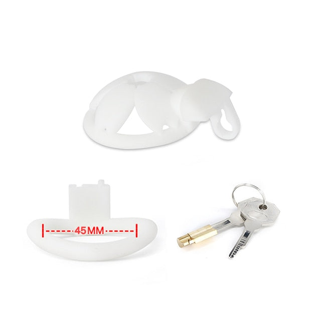 Premium Sakura 3D Printed Pink Chastity cage