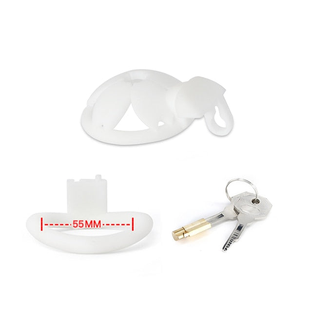Premium Sakura 3D Printed Pink Chastity cage