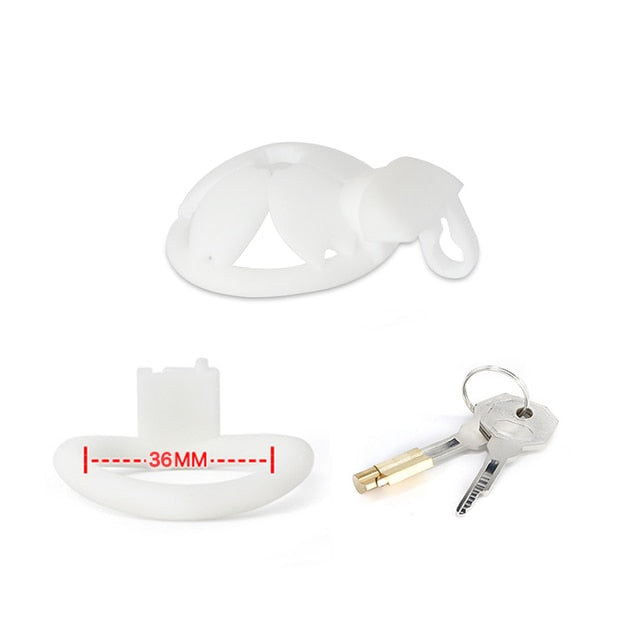 Premium Sakura 3D Printed Pink Chastity cage