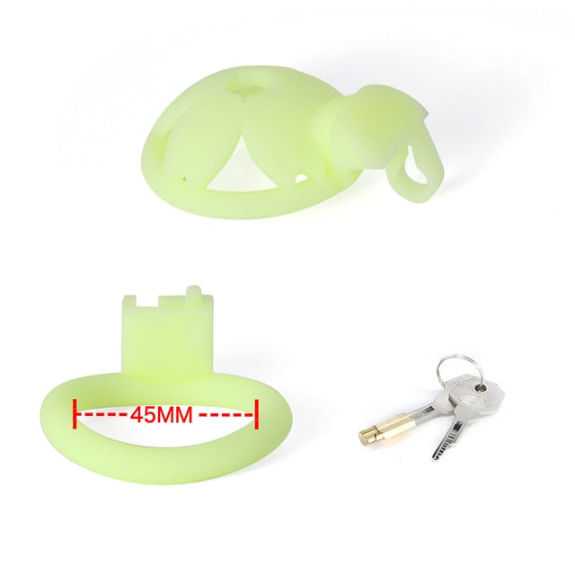 Premium Sakura 3D Printed Pink Chastity cage
