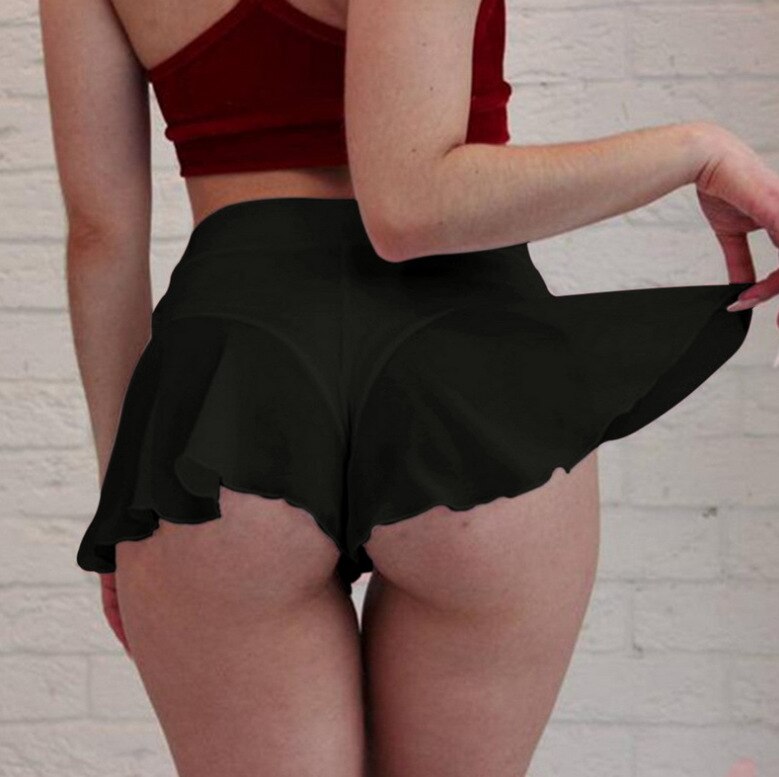 Sissy Lace Temptation Briefs: Men's Erotic Thongs with Ruffled Mini Skirt - Sexy Underwear for Gay Males