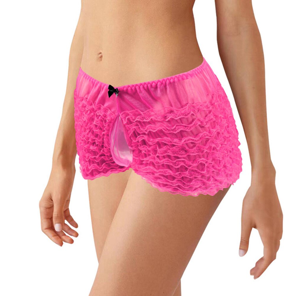 Sissy Lace Mesh Panties for Gay Men: Sexy Lingerie/ Breathable Underwear/ Erotic Boxer Shorts/ Cute Knickers /Trendy Design