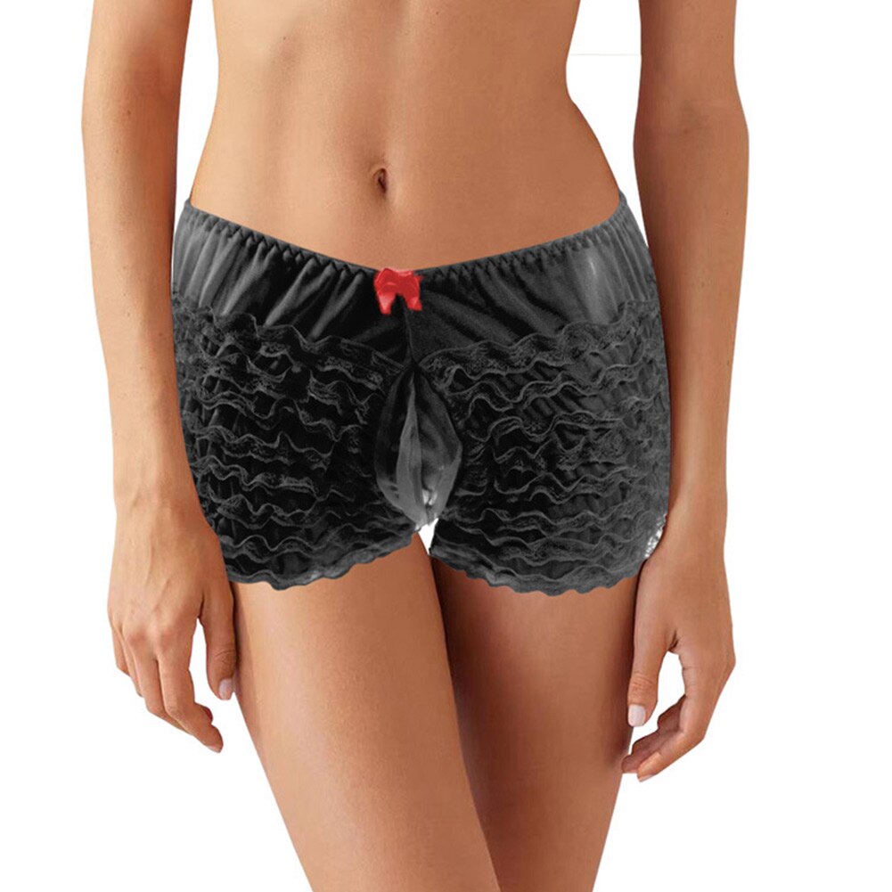 Sissy Lace Mesh Panties for Gay Men: Sexy Lingerie/ Breathable Underwear/ Erotic Boxer Shorts/ Cute Knickers /Trendy Design