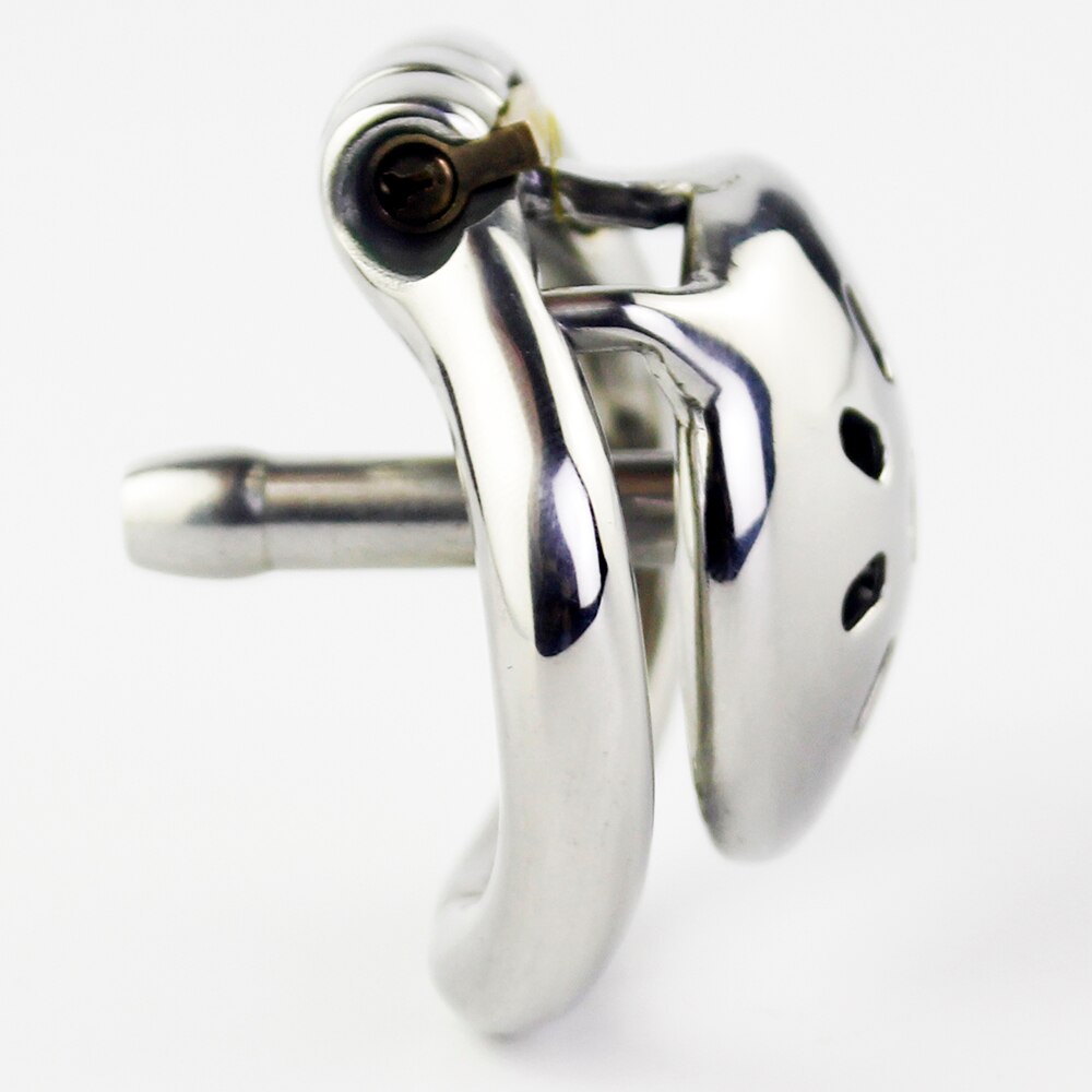 Buy New Stainless Steel Male Flat Chastity Lock Chastity Device