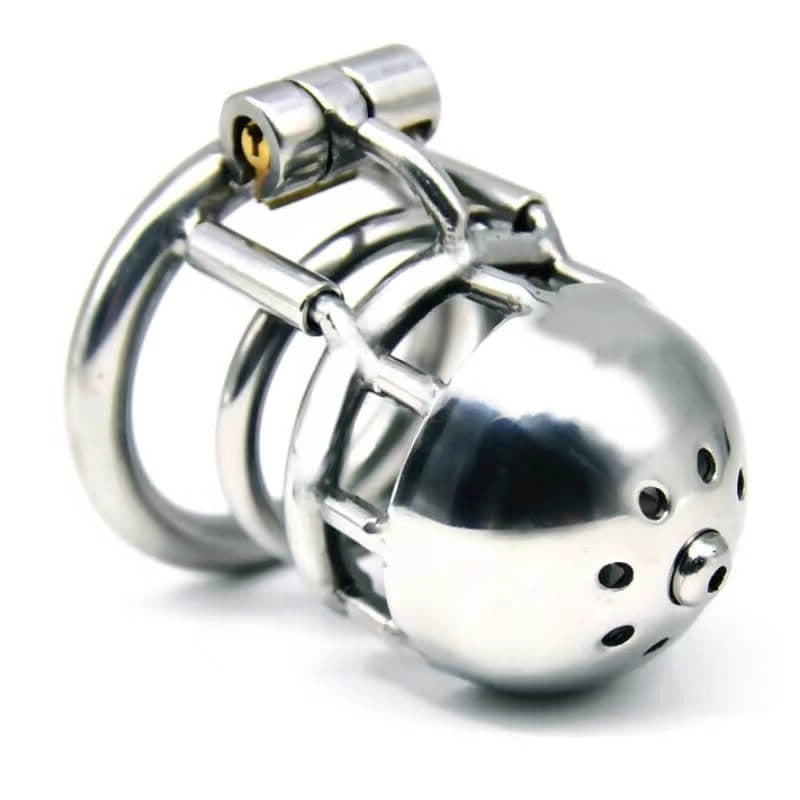 Male Chastity Device Bird Cage - Lightweight Metal for Longer Wear