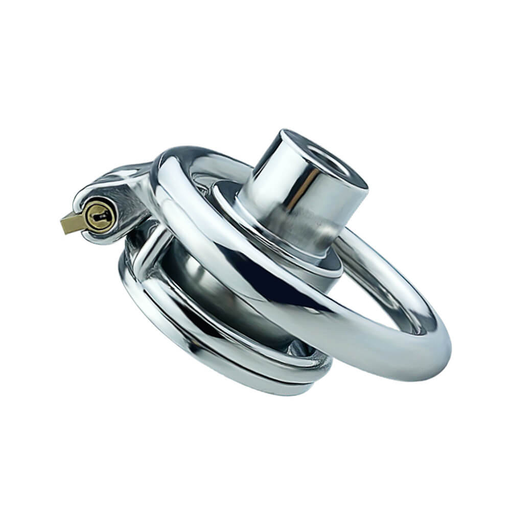 New Arrived Negative Stainless Steel Chastity Device Unrivaled Submission