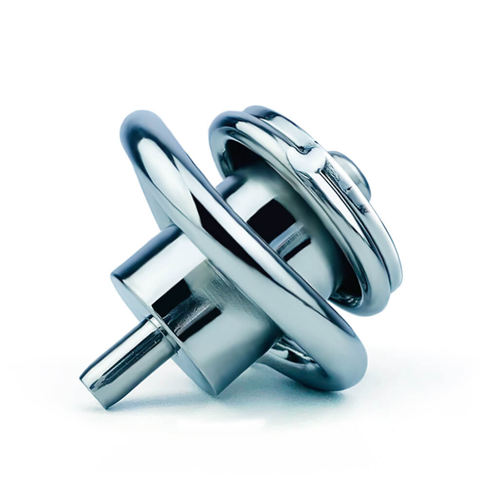 Inverted Chastity Cage with Metal Cylinder and Tube