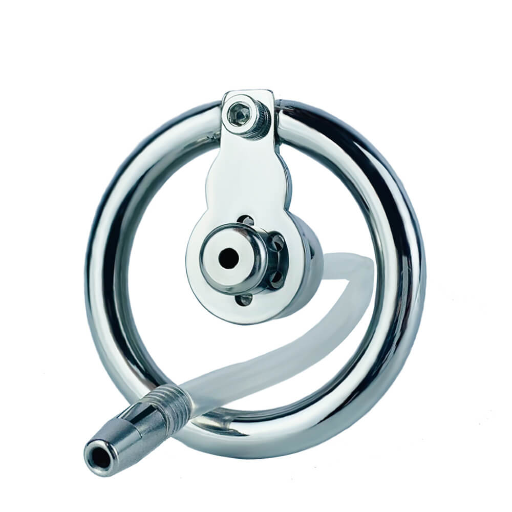 Inverted Negative Chastity Cage with Removable Steel Ball