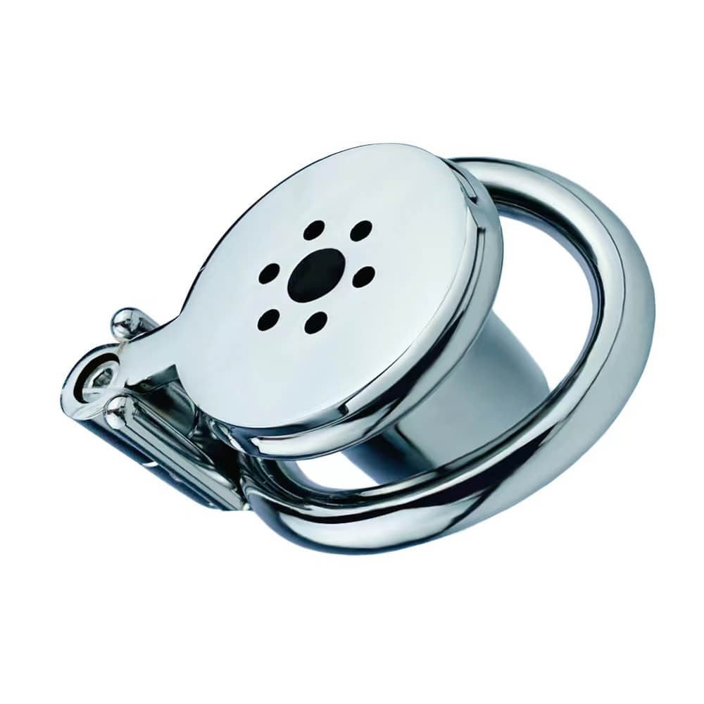 2023 NEW Single Screw Negative Chastity Device for Men-Cock Cage