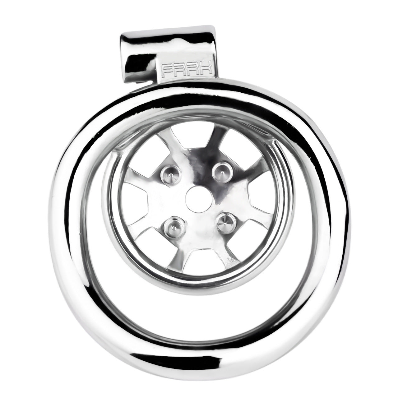 Small Flat Chastity Cage Stainless Steel Male Chastity Device with Detachable Accessories