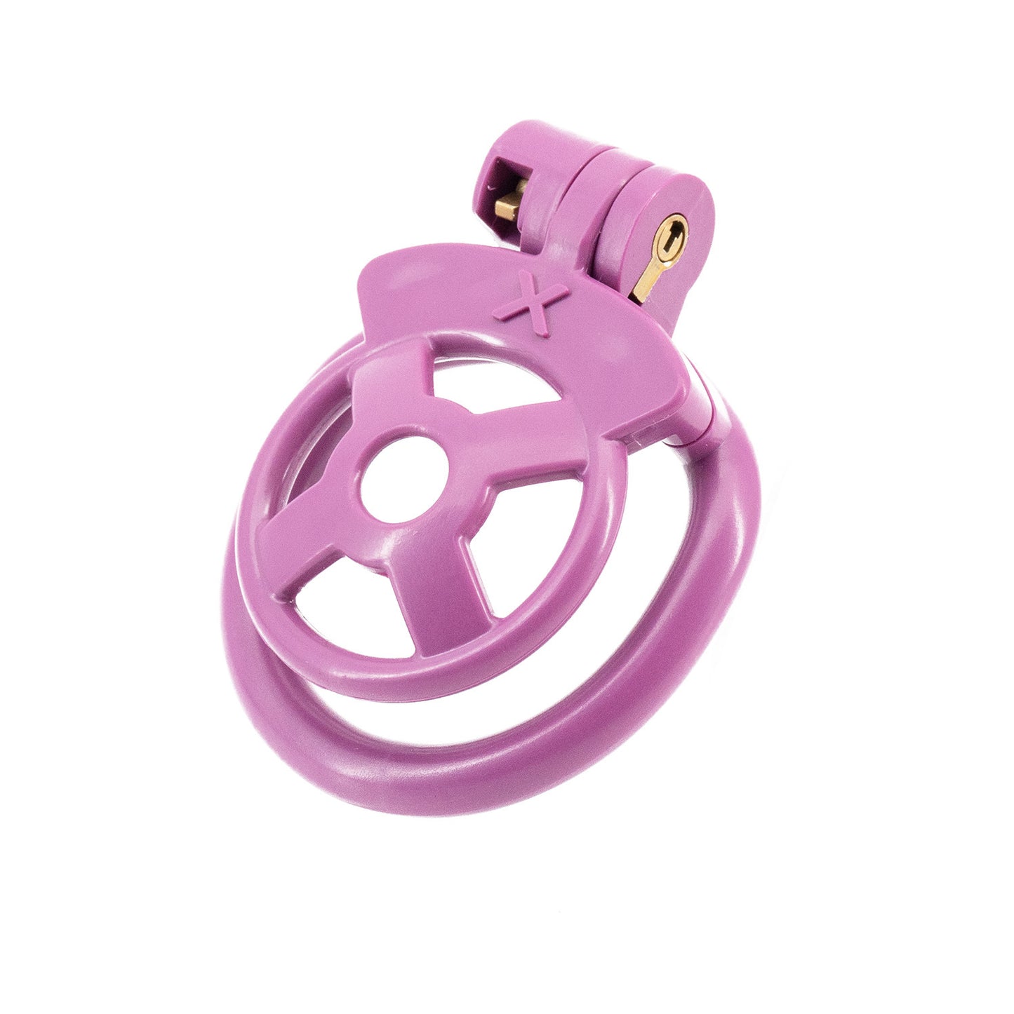 Male Small Penis Chastity Cage Set With 5 Size Padlock Cock Ring