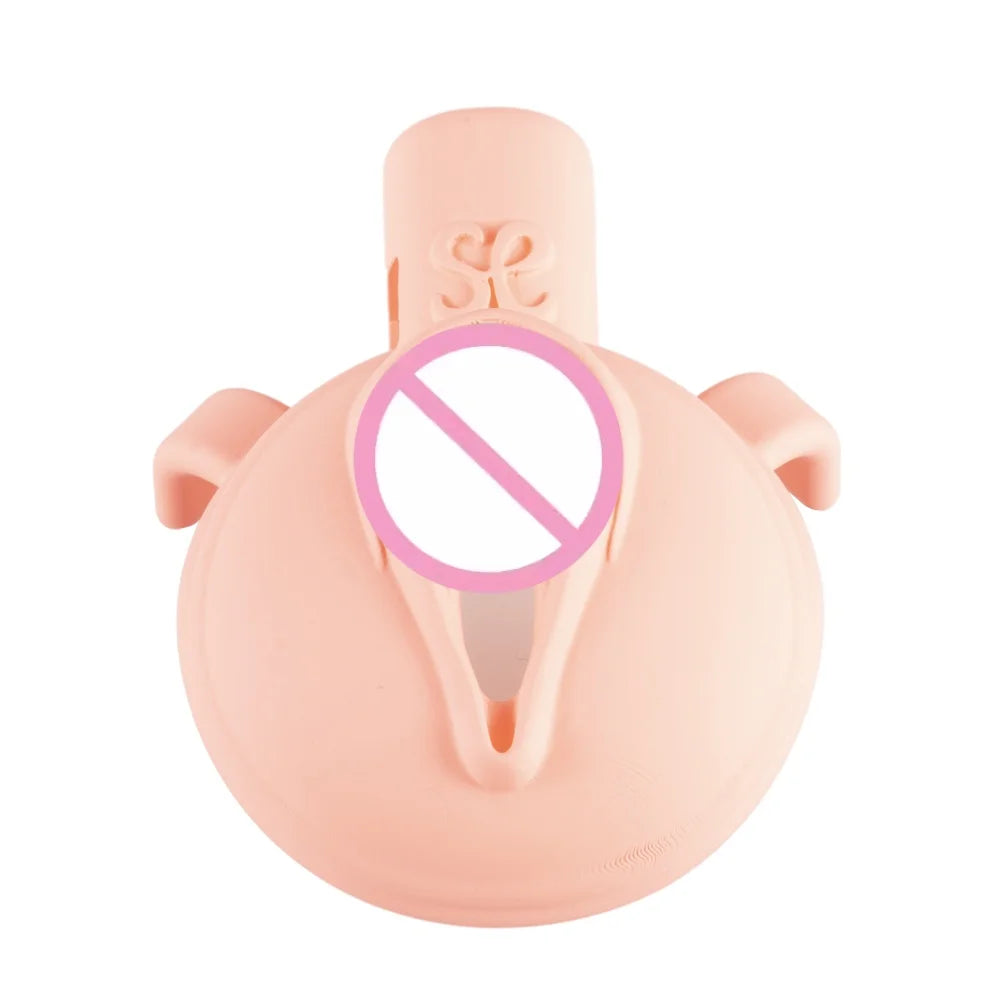 Premium Pink Pussy Lightweight-LOCKINK Sevanda Male Chastity Device with 3 Rings Set