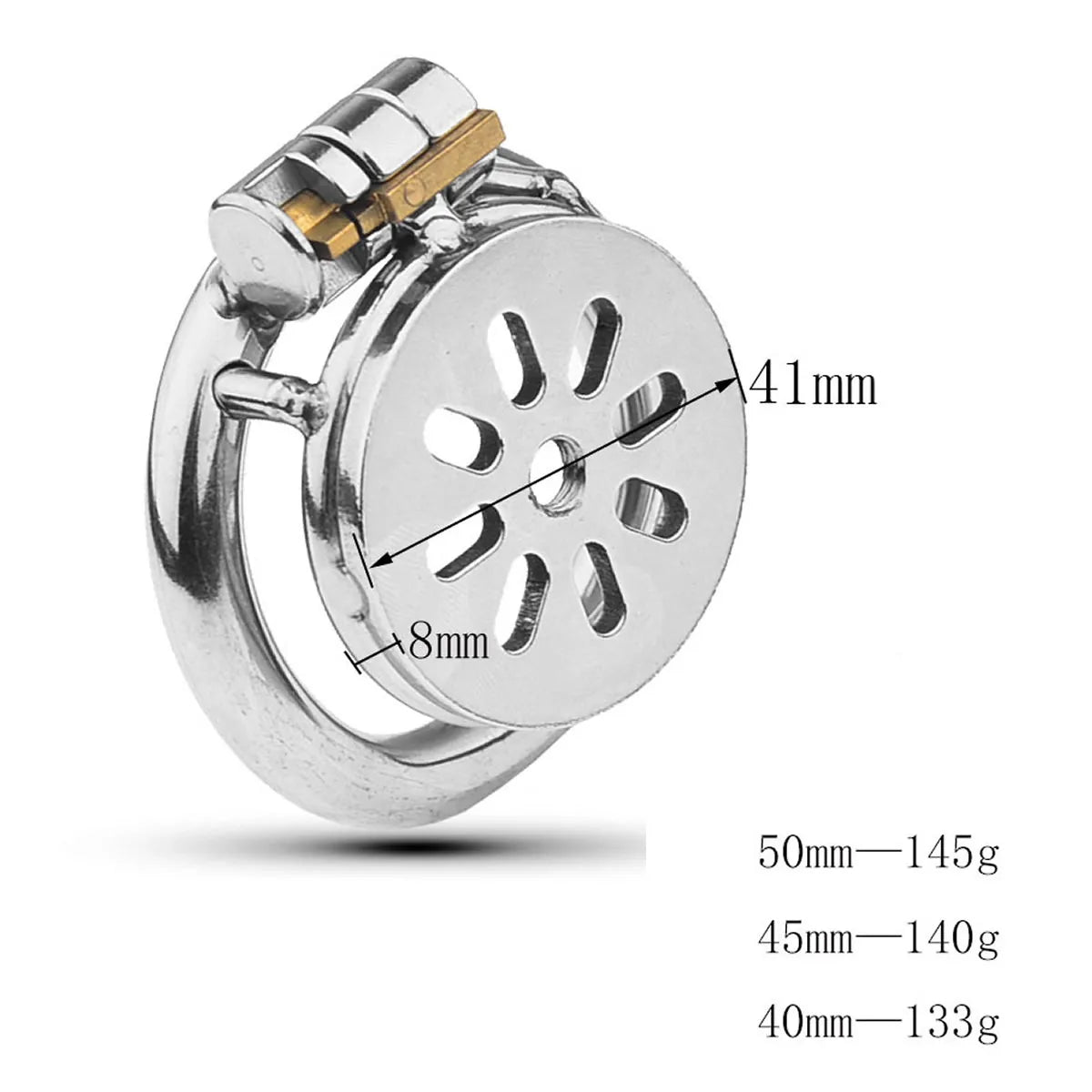 Super Mini Male Flat Chastity Cage Stainless Steel Penis Cage