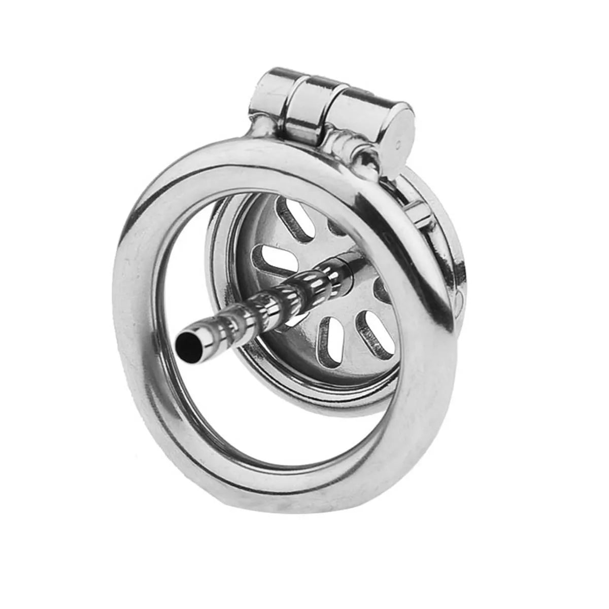 Super Mini Male Flat Chastity Cage Stainless Steel Penis Cage