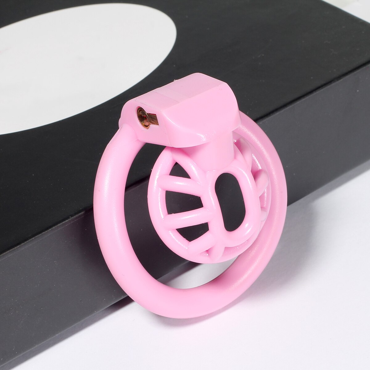 Super Small Penis Ring Sissy Inverted Chastity Cage, With 4 Base Ring