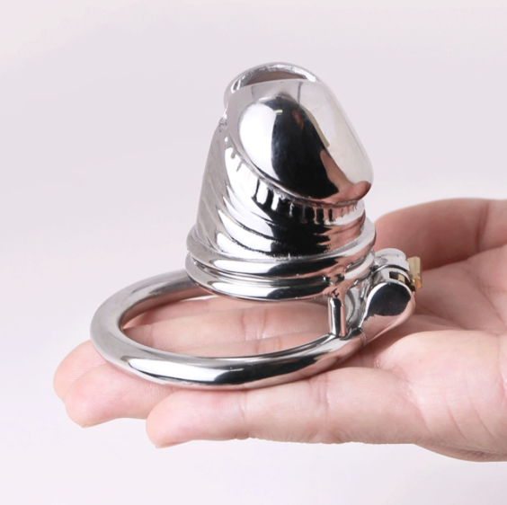 316 Stainless Steel Metal Chastity Cage in Penis Shape