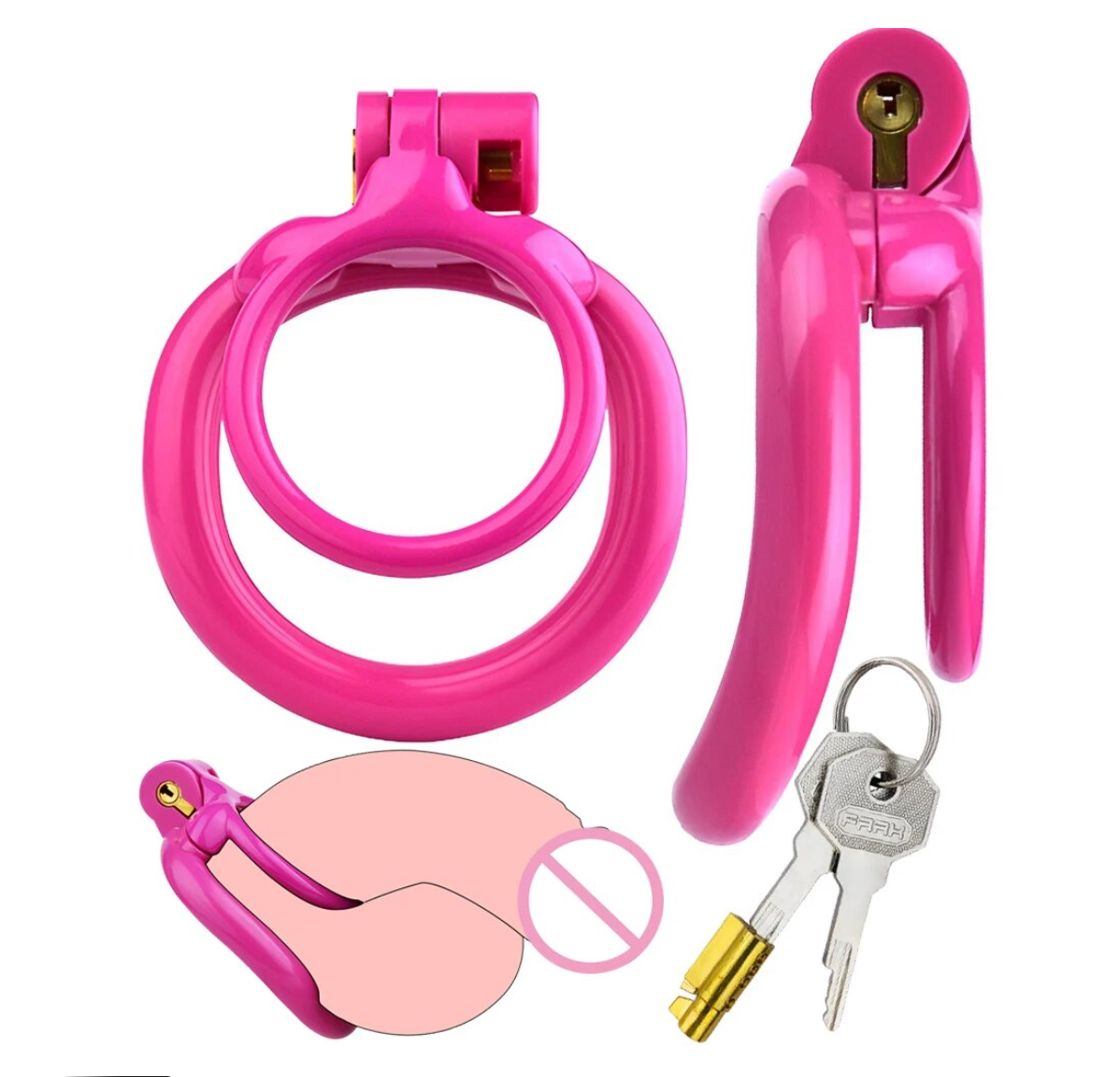 pink chastity cage