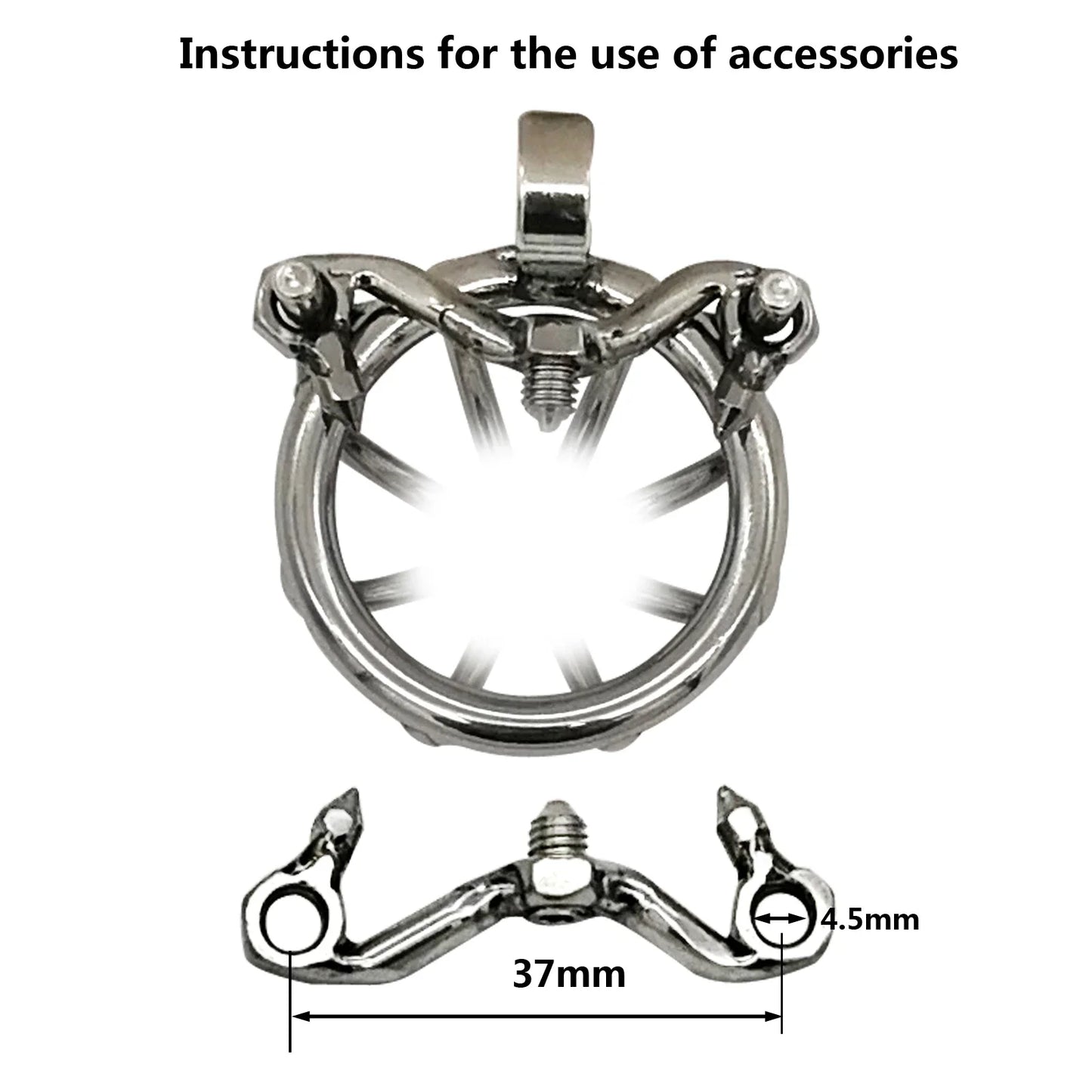 Reverse Design 304 Stainless Steel Chastity Cage For Men with Large Penis  Ring – invertedchastitycage