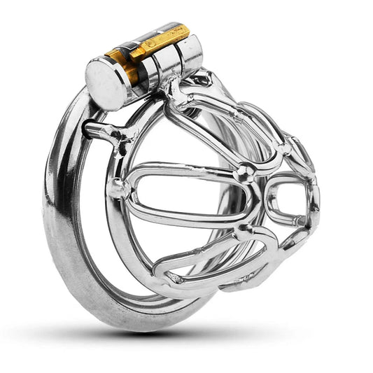 Small Stainless Steel Male Chastity Cage