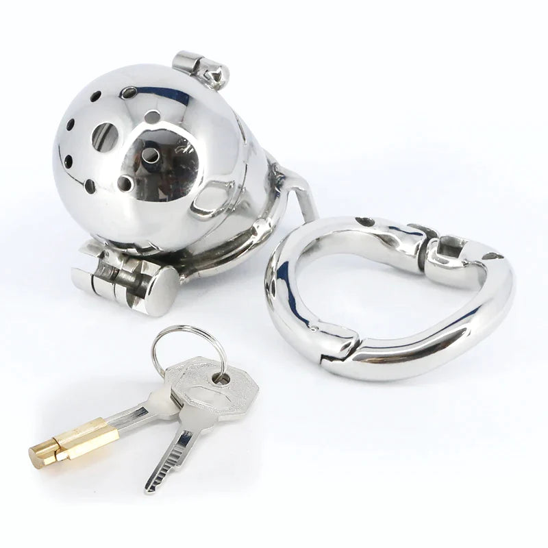 304 Stainless Steel Male Chastity Device Metal Penis Cage