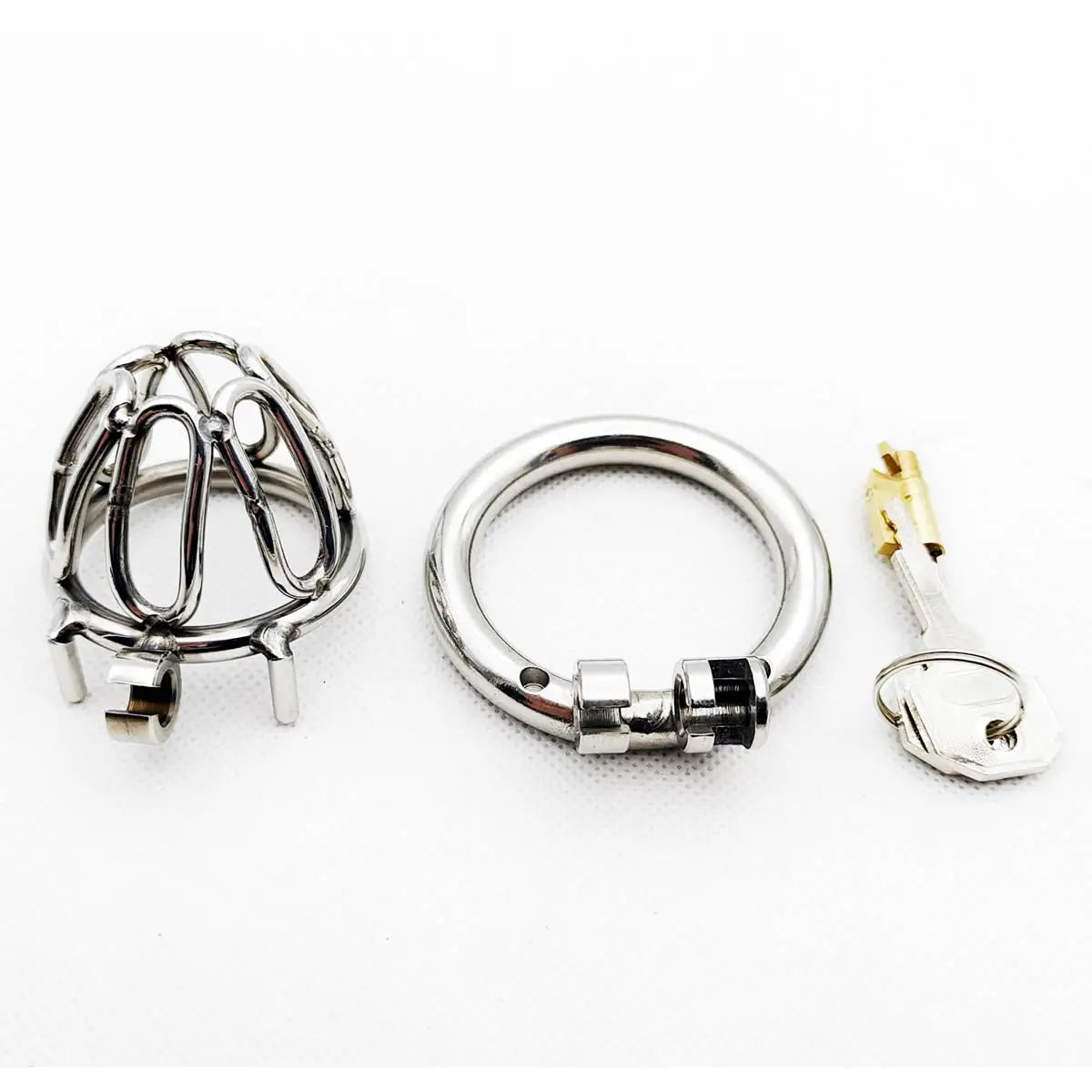 Small Stainless Steel Male Chastity Cage