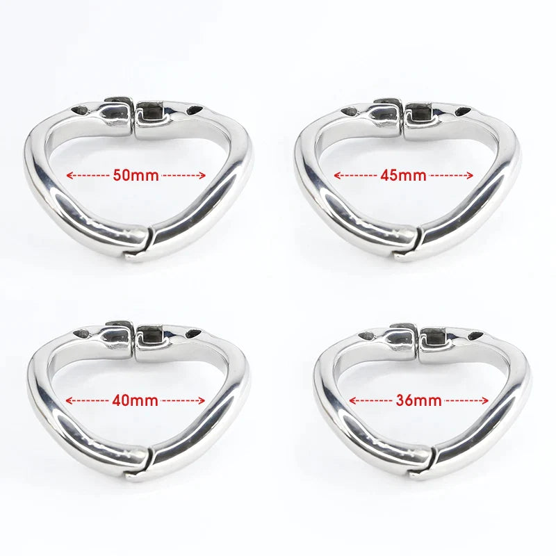 304 Stainless Steel Male Chastity Device Metal Penis Cage