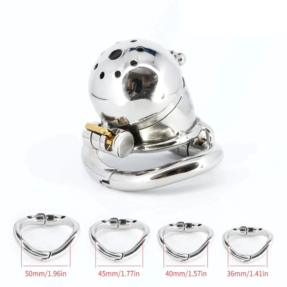 304 Stainless Steel Male Chastity Device Metal Penis Cage