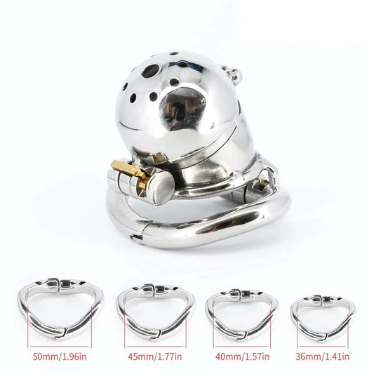 304 Stainless Steel Male Chastity Device Metal Penis Cage