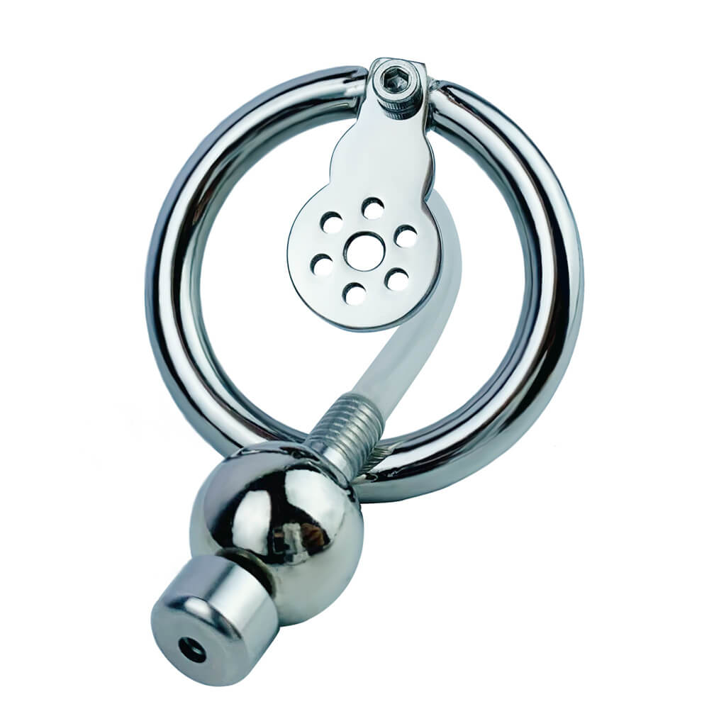 Inverted Male Chastity Cage Steel Penis Lock