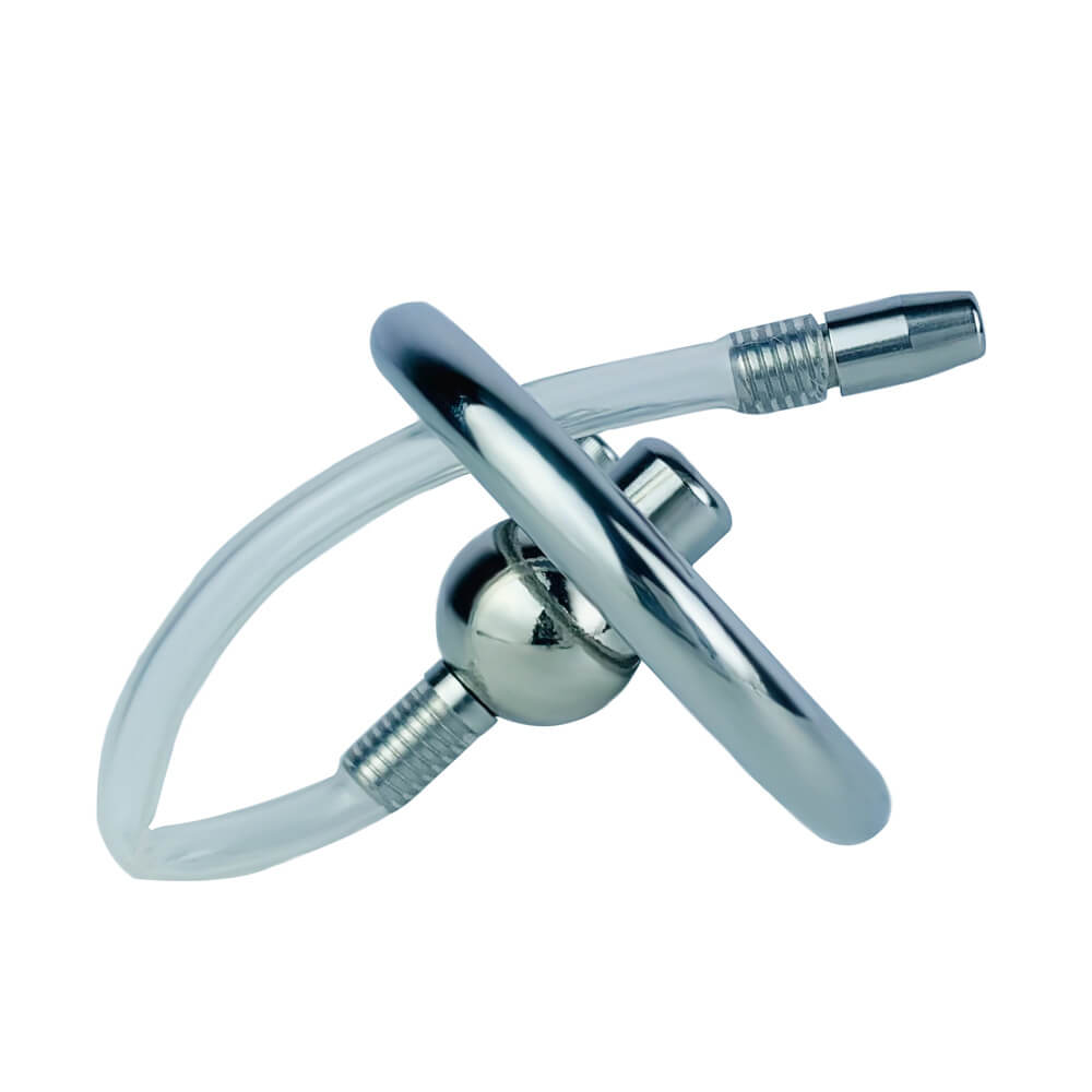 Inverted Male Chastity Cage Steel Penis Lock